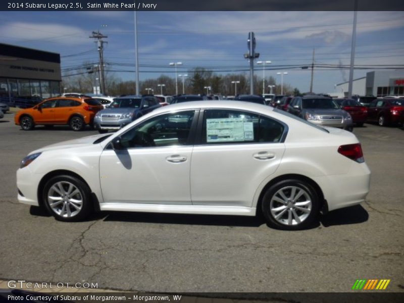 Satin White Pearl / Ivory 2014 Subaru Legacy 2.5i