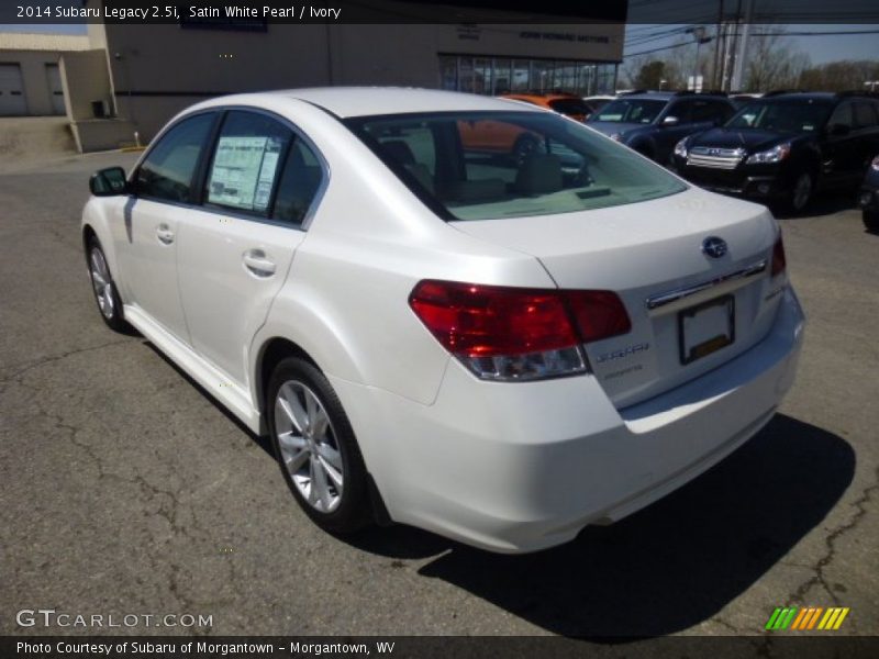 Satin White Pearl / Ivory 2014 Subaru Legacy 2.5i