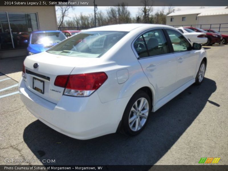 Satin White Pearl / Ivory 2014 Subaru Legacy 2.5i