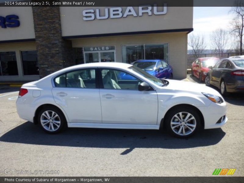 Satin White Pearl / Ivory 2014 Subaru Legacy 2.5i