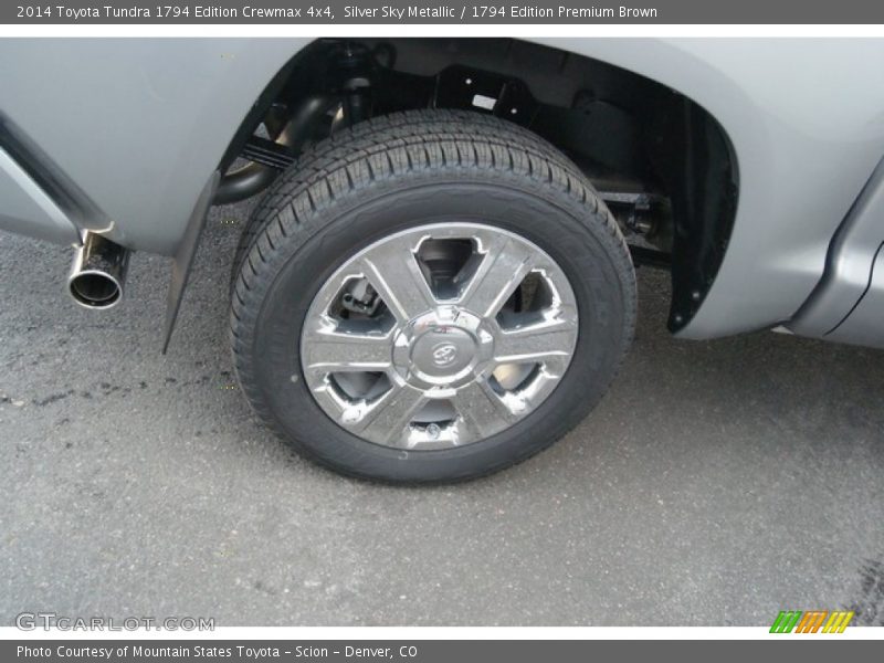Silver Sky Metallic / 1794 Edition Premium Brown 2014 Toyota Tundra 1794 Edition Crewmax 4x4
