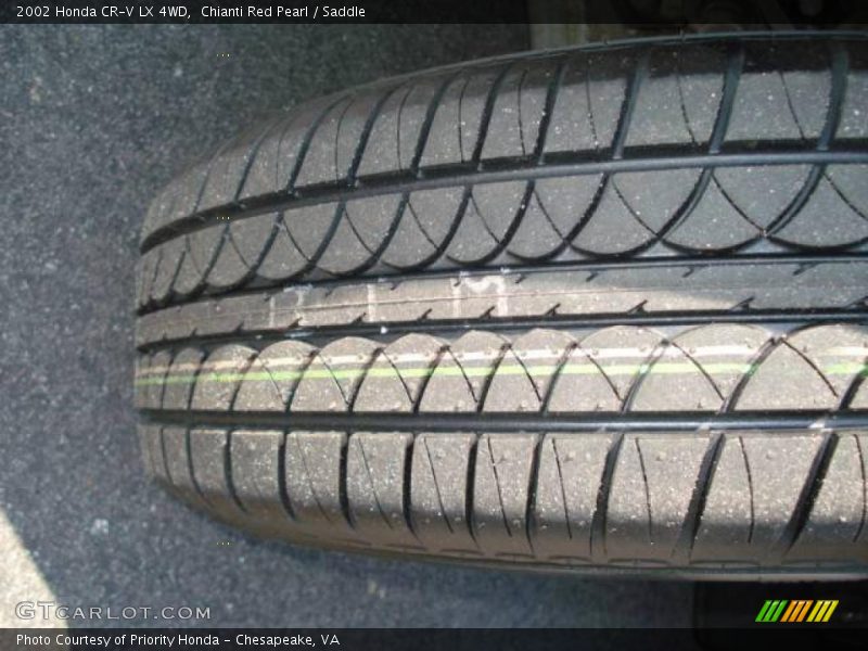 Chianti Red Pearl / Saddle 2002 Honda CR-V LX 4WD