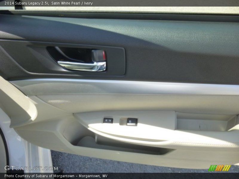 Satin White Pearl / Ivory 2014 Subaru Legacy 2.5i