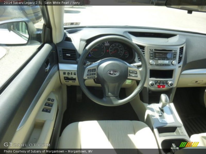 Satin White Pearl / Ivory 2014 Subaru Legacy 2.5i