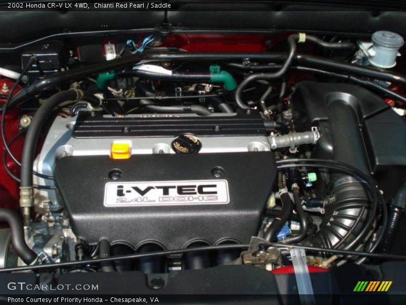 Chianti Red Pearl / Saddle 2002 Honda CR-V LX 4WD
