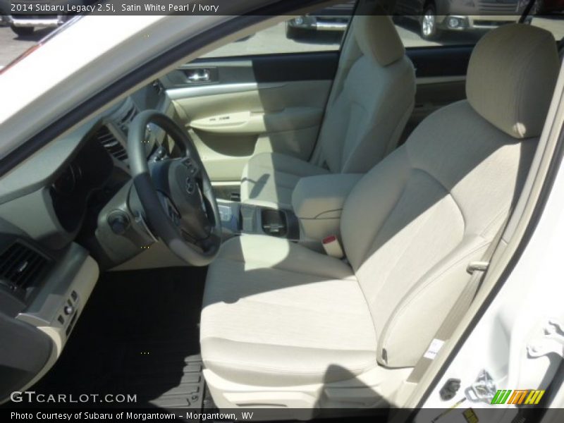 Satin White Pearl / Ivory 2014 Subaru Legacy 2.5i