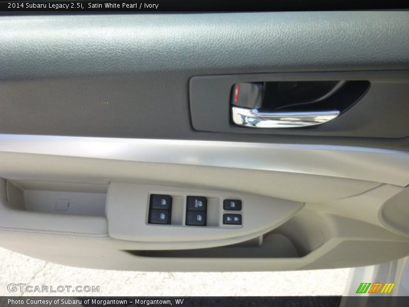 Satin White Pearl / Ivory 2014 Subaru Legacy 2.5i