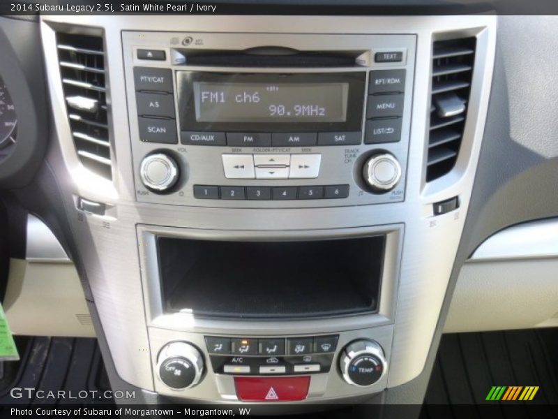 Satin White Pearl / Ivory 2014 Subaru Legacy 2.5i