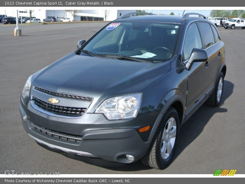 Cyber Gray Metallic / Black 2013 Chevrolet Captiva Sport LS
