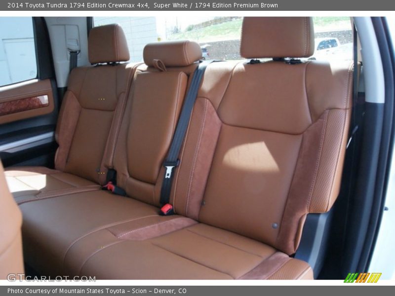 Super White / 1794 Edition Premium Brown 2014 Toyota Tundra 1794 Edition Crewmax 4x4