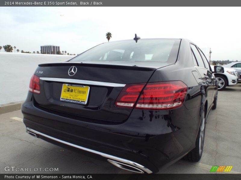 Black / Black 2014 Mercedes-Benz E 350 Sport Sedan