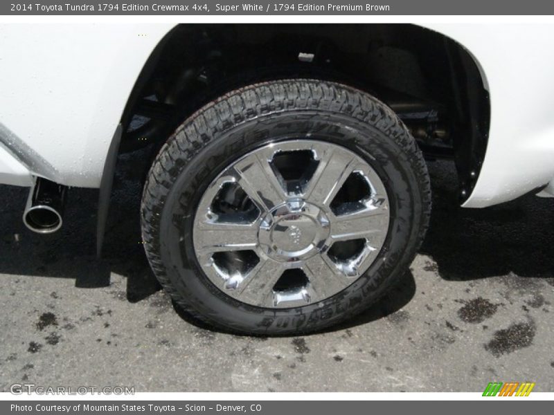 Super White / 1794 Edition Premium Brown 2014 Toyota Tundra 1794 Edition Crewmax 4x4