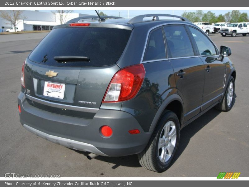 Cyber Gray Metallic / Black 2013 Chevrolet Captiva Sport LS