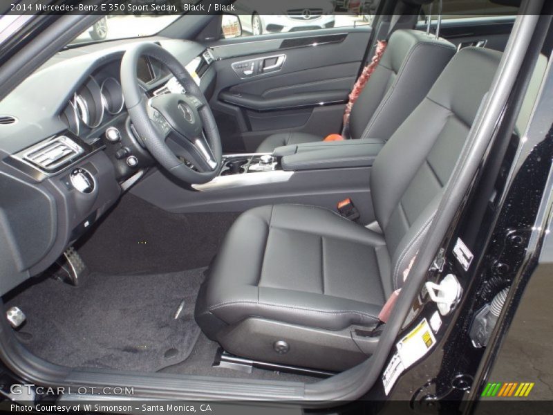 Black / Black 2014 Mercedes-Benz E 350 Sport Sedan