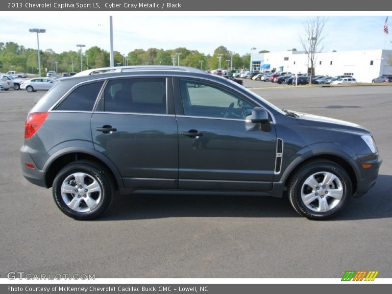 Cyber Gray Metallic / Black 2013 Chevrolet Captiva Sport LS