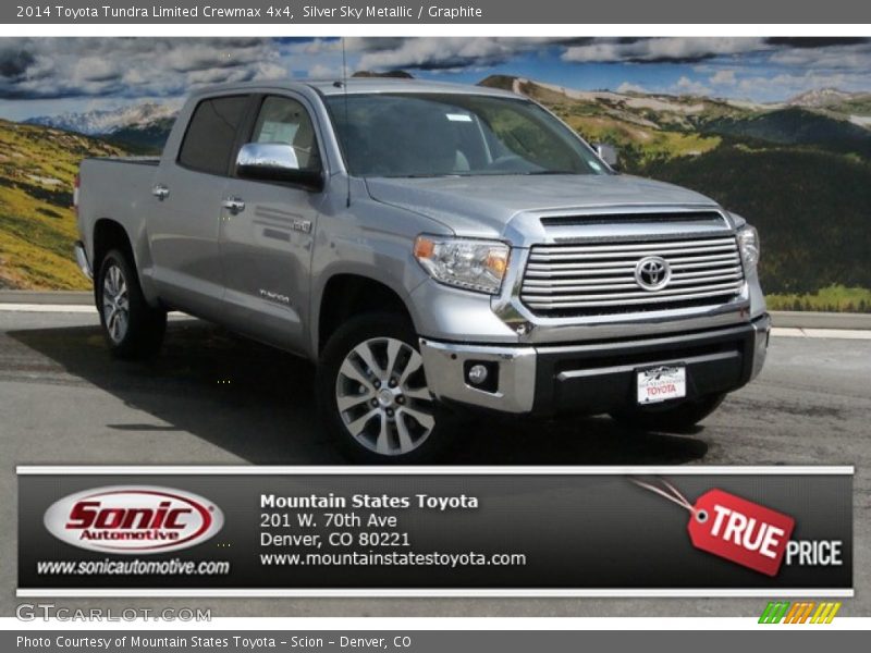 Silver Sky Metallic / Graphite 2014 Toyota Tundra Limited Crewmax 4x4