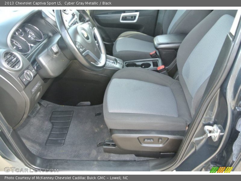 Cyber Gray Metallic / Black 2013 Chevrolet Captiva Sport LS