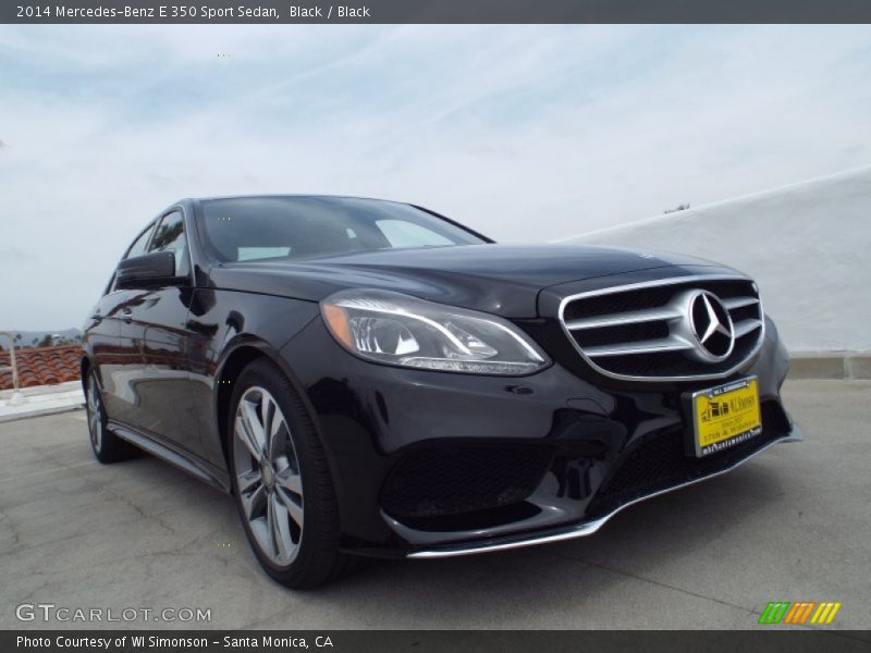 Black / Black 2014 Mercedes-Benz E 350 Sport Sedan