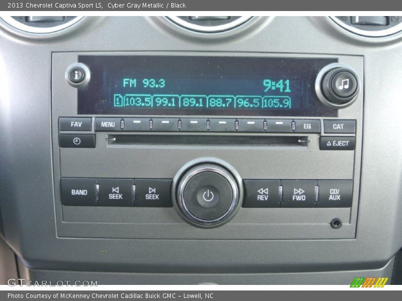 Audio System of 2013 Captiva Sport LS