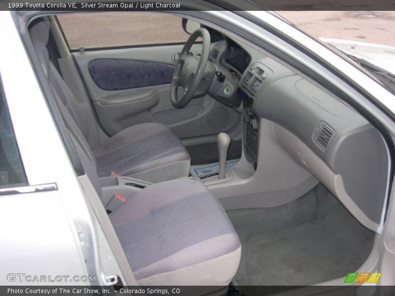 Silver Stream Opal / Light Charcoal 1999 Toyota Corolla VE
