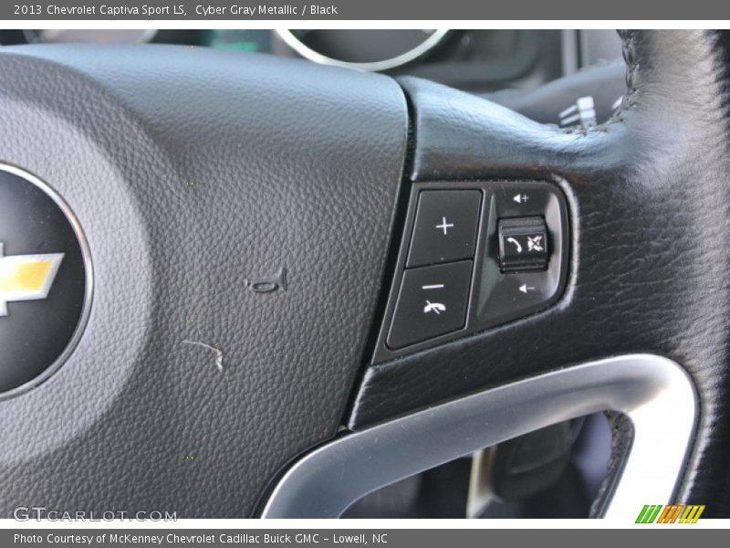 Cyber Gray Metallic / Black 2013 Chevrolet Captiva Sport LS