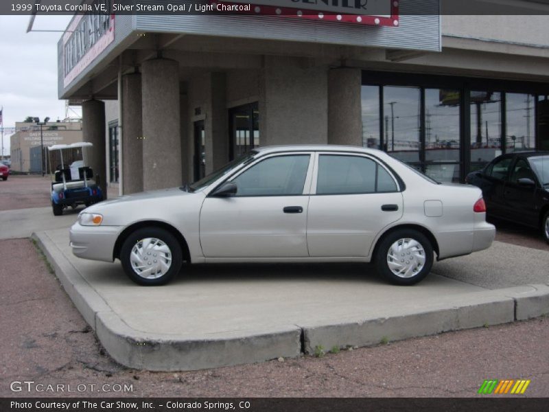 Silver Stream Opal / Light Charcoal 1999 Toyota Corolla VE