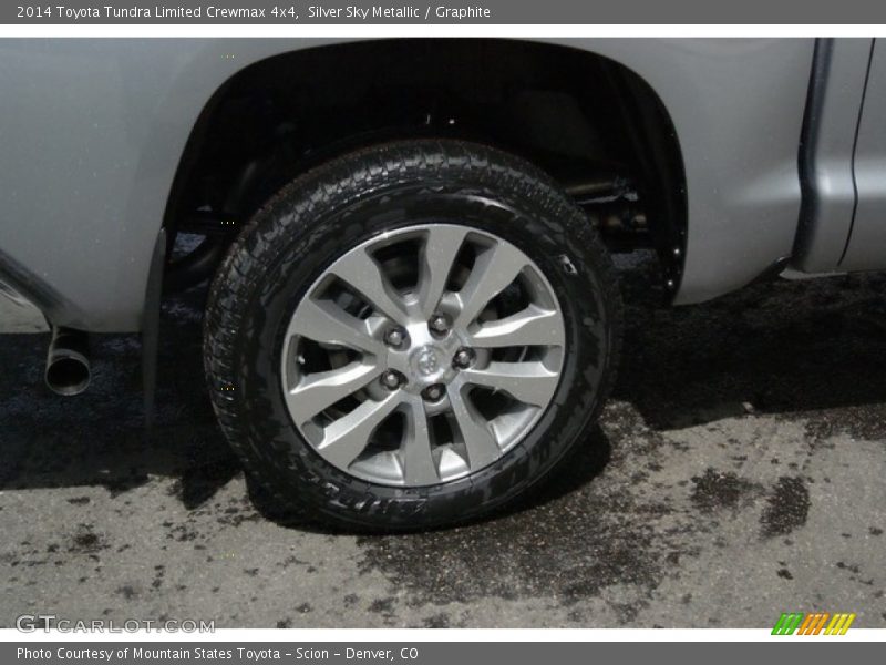 Silver Sky Metallic / Graphite 2014 Toyota Tundra Limited Crewmax 4x4