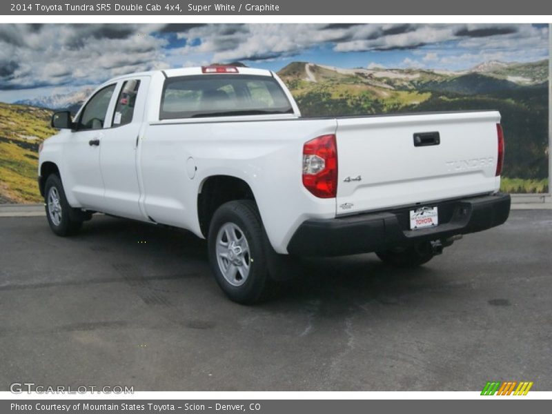 Super White / Graphite 2014 Toyota Tundra SR5 Double Cab 4x4