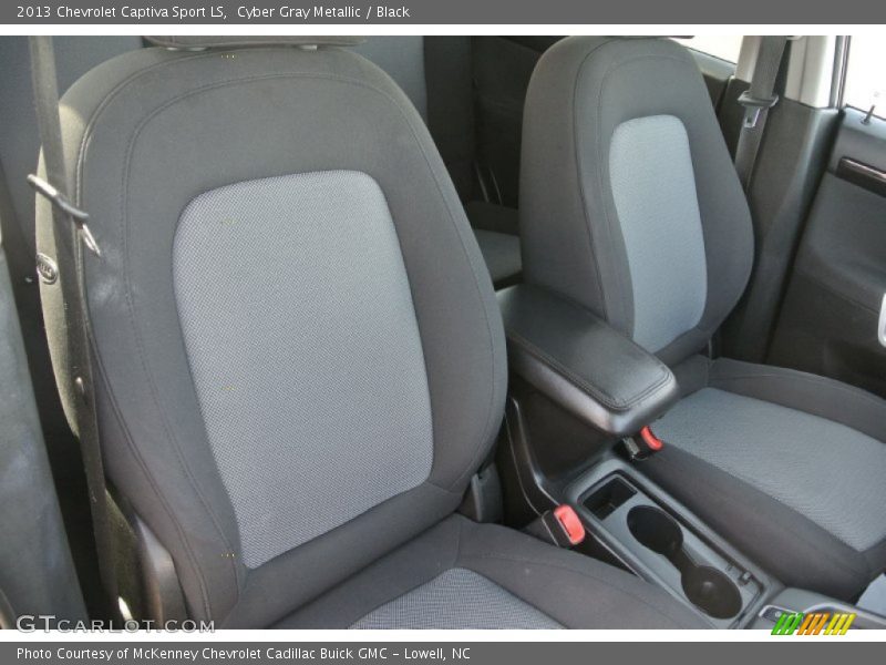 Cyber Gray Metallic / Black 2013 Chevrolet Captiva Sport LS