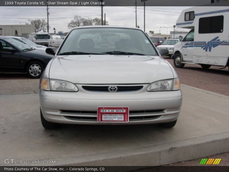 Silver Stream Opal / Light Charcoal 1999 Toyota Corolla VE