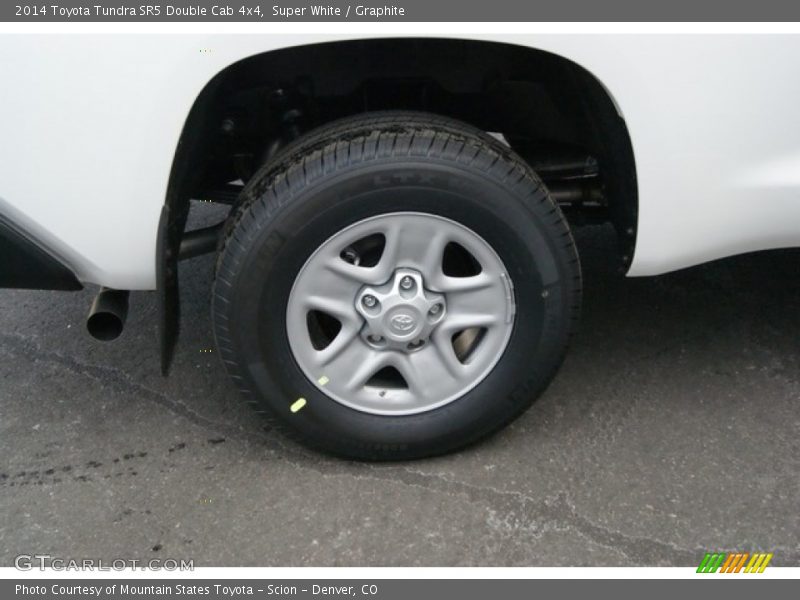 Super White / Graphite 2014 Toyota Tundra SR5 Double Cab 4x4