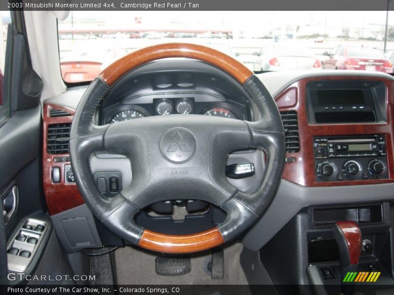Cambridge Red Pearl / Tan 2003 Mitsubishi Montero Limited 4x4
