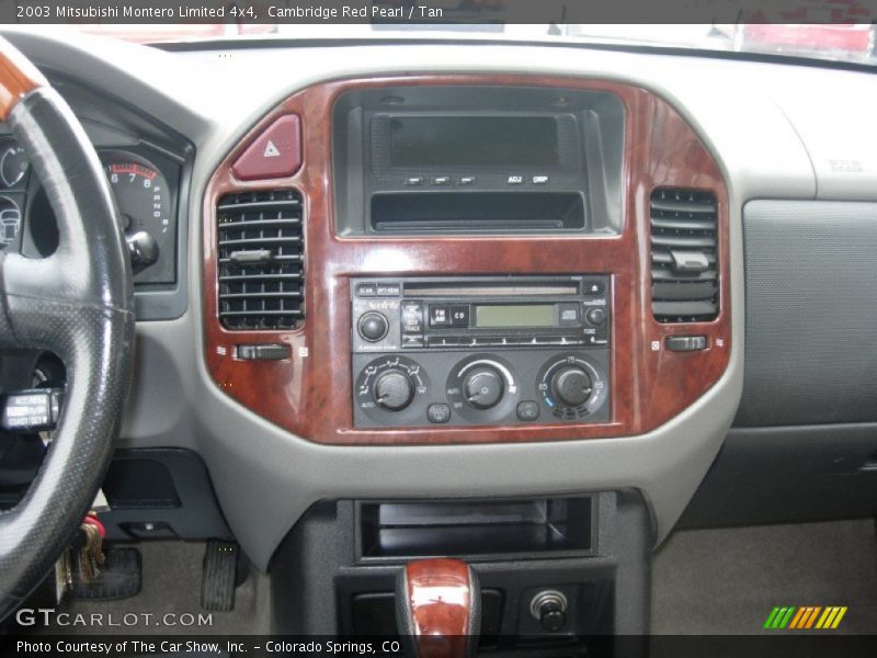 Cambridge Red Pearl / Tan 2003 Mitsubishi Montero Limited 4x4