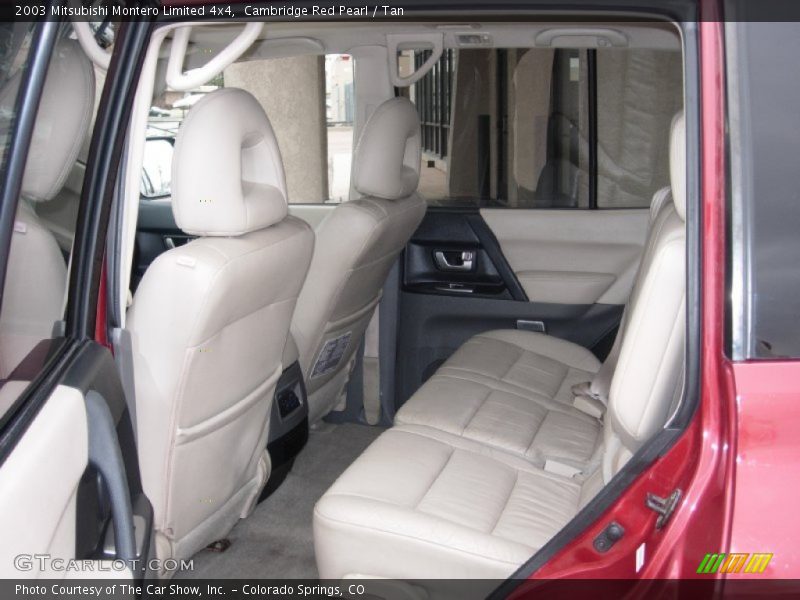 Cambridge Red Pearl / Tan 2003 Mitsubishi Montero Limited 4x4