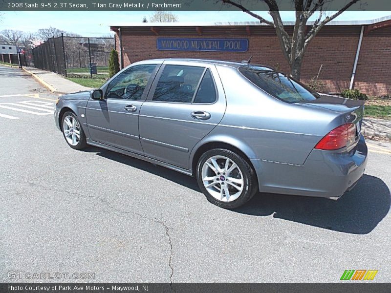 Titan Gray Metallic / Parchment 2008 Saab 9-5 2.3T Sedan
