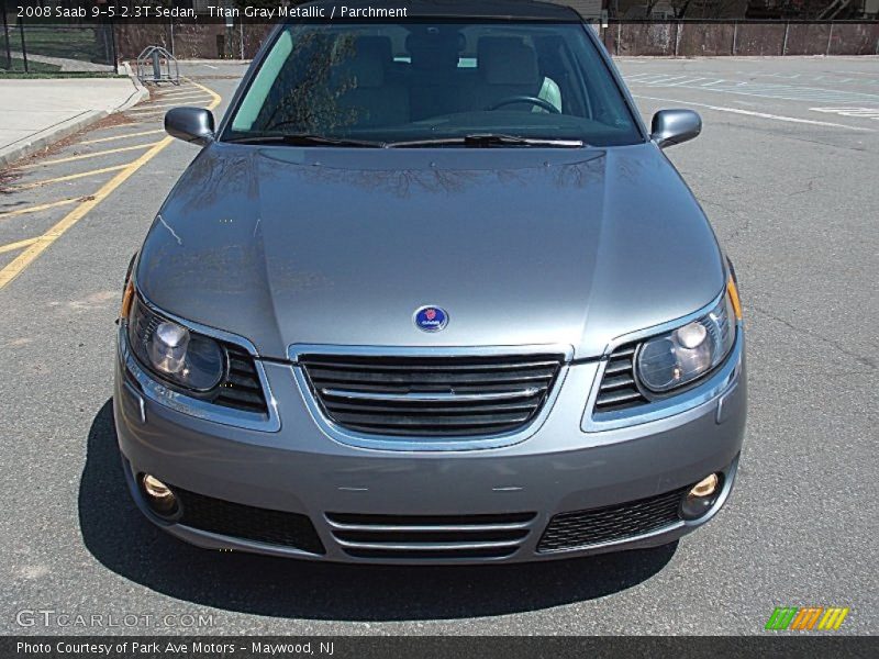 Titan Gray Metallic / Parchment 2008 Saab 9-5 2.3T Sedan