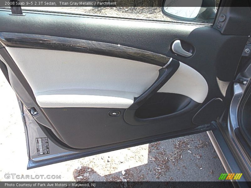 Titan Gray Metallic / Parchment 2008 Saab 9-5 2.3T Sedan