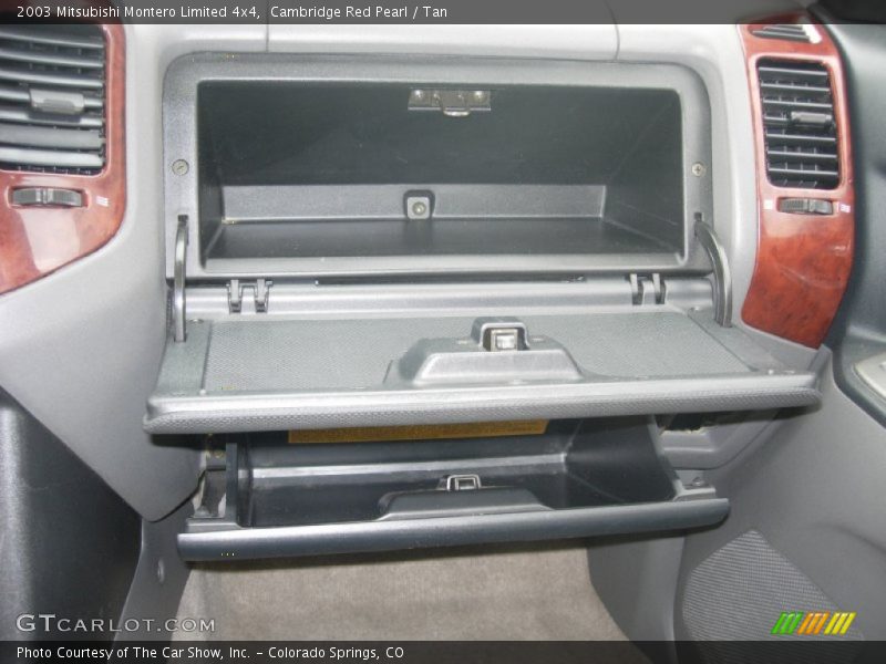 Cambridge Red Pearl / Tan 2003 Mitsubishi Montero Limited 4x4