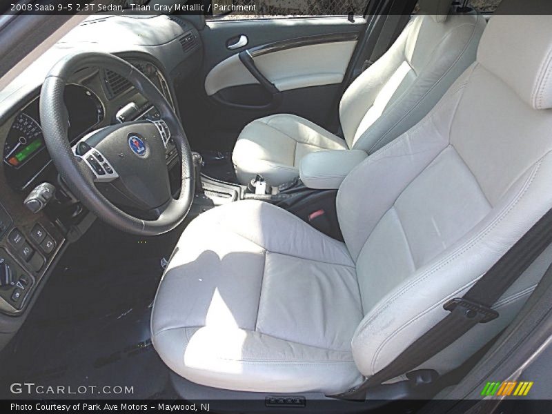 Titan Gray Metallic / Parchment 2008 Saab 9-5 2.3T Sedan
