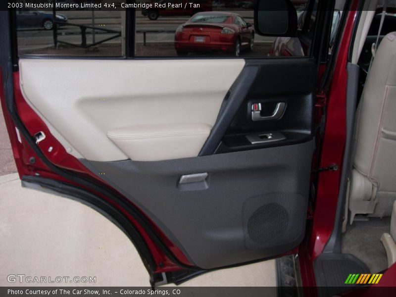 Cambridge Red Pearl / Tan 2003 Mitsubishi Montero Limited 4x4
