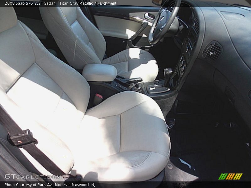 Titan Gray Metallic / Parchment 2008 Saab 9-5 2.3T Sedan