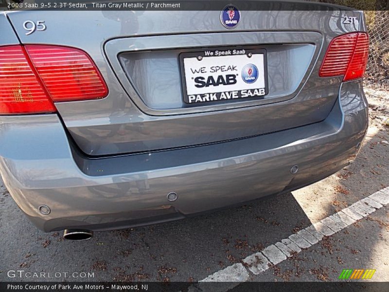 Titan Gray Metallic / Parchment 2008 Saab 9-5 2.3T Sedan