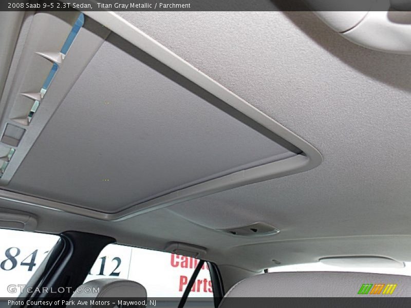 Titan Gray Metallic / Parchment 2008 Saab 9-5 2.3T Sedan