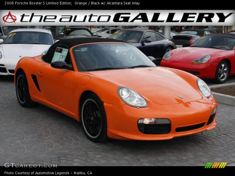 Orange / Black w/ Alcantara Seat Inlay 2008 Porsche Boxster S Limited Edition