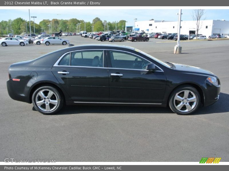 Black Granite Metallic / Ebony 2012 Chevrolet Malibu LT