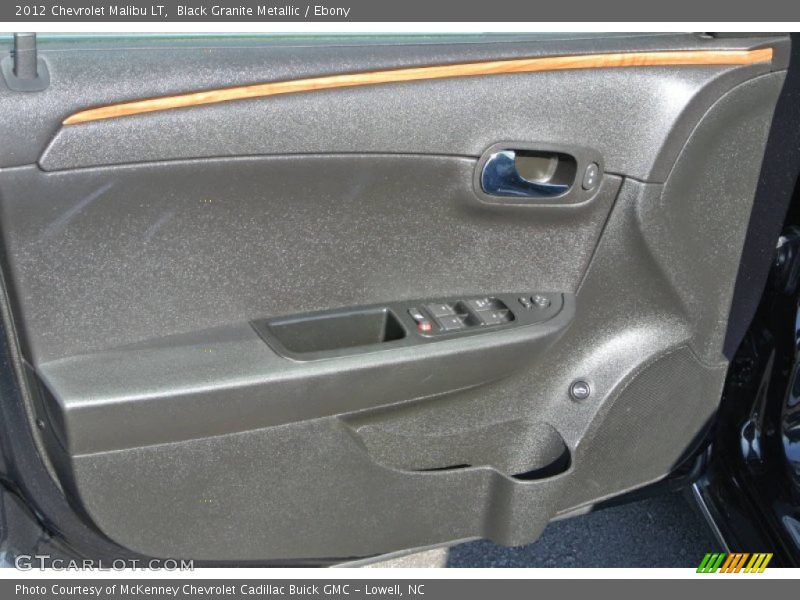 Black Granite Metallic / Ebony 2012 Chevrolet Malibu LT