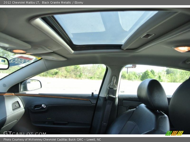Black Granite Metallic / Ebony 2012 Chevrolet Malibu LT