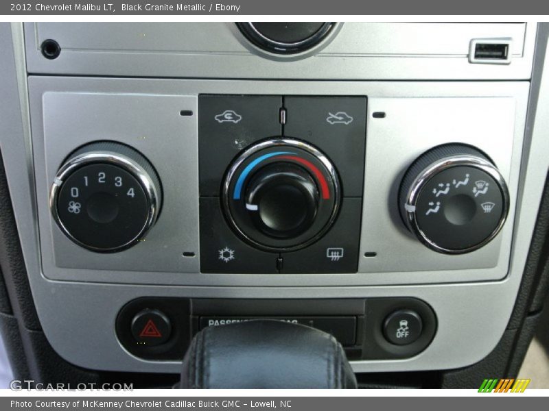 Black Granite Metallic / Ebony 2012 Chevrolet Malibu LT