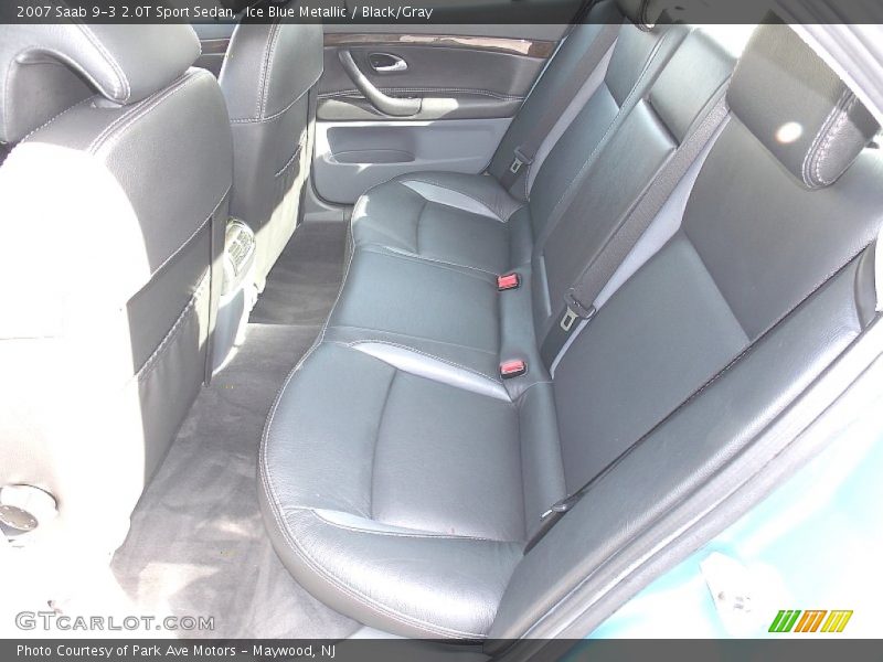 Ice Blue Metallic / Black/Gray 2007 Saab 9-3 2.0T Sport Sedan