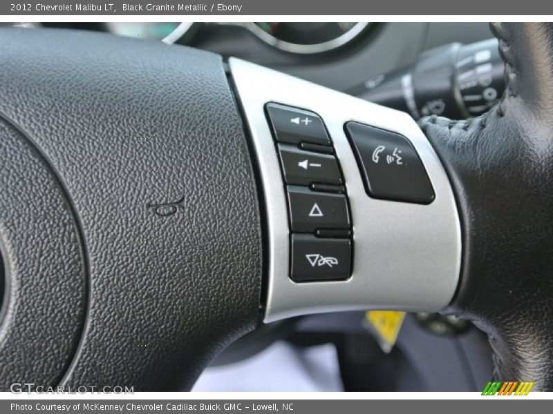 Black Granite Metallic / Ebony 2012 Chevrolet Malibu LT